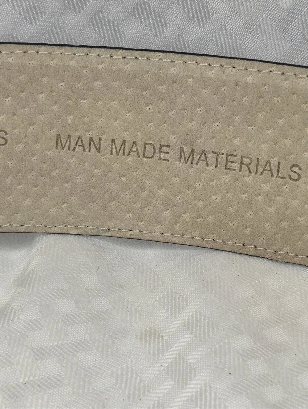 White House Black Market Wide Belt Navy Blue Snake Print Leather Lining Sz Small